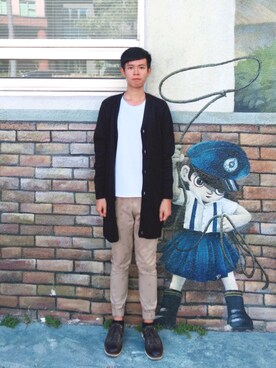「Life8（ライフエイト）のアイテム（ジャケット/アウター）」を使った、Markさん（メンズ・177cm）の秋コーディネート