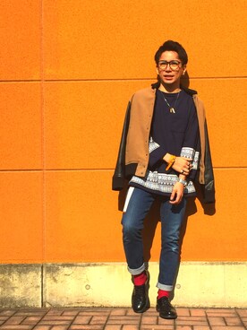 むふぁささん(メンズ・171cm)の秋コーディネート