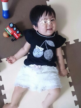 chiu+ucoさん（キッズ・60cm）の夏コーディネート