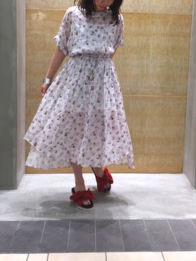 Furfur ファーファー の ビーチボールプリントワンピース ワンピース Wear