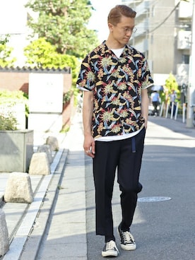 JUN TOYODAさん（メンズ・178cm）の夏コーディネート