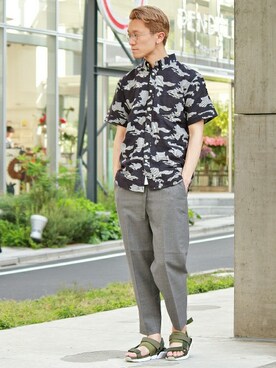 JUN TOYODAさん（メンズ・178cm）の夏コーディネート