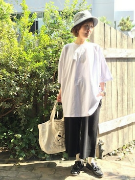 「JOURNAL STANDARD LUXE（ジャーナルスタンダード　ラックス）のアイテム」を使った、journal standard luxe 表参道店スタッフさん（レディース・158cm）の秋コーディネート