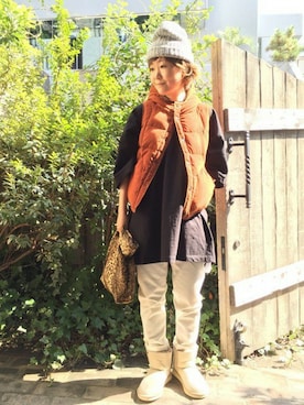 「JOURNAL STANDARD LUXE（ジャーナルスタンダード　ラックス）のアイテム」を使った、journal standard luxe 表参道店スタッフさん（レディース・158cm）の秋コーディネート