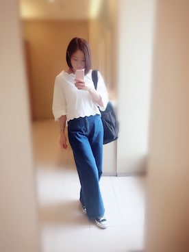 「学校こーで」｜「アイテム（その他）」を使った、shinan さん（レディース・163cm）の秋コーディネート