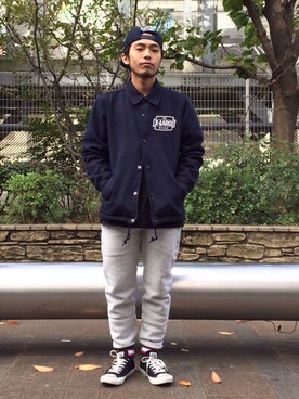 石井 智大さん(メンズ・162cm)の冬コーディネート