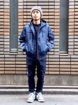 石井 智大さん(メンズ・162cm)の冬コーディネート