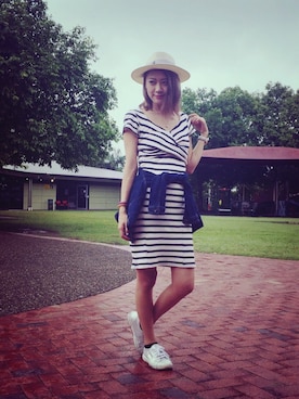 「EDDY GRACE（エディグレース）のアイテム」を使った、Emilyさん（レディース・165cm）の冬コーディネート