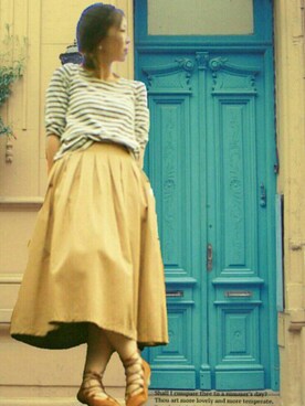 「blondy（ブロンディー）のアイテム」を使った、＊心愛＊ココさん（レディース・160cm）の春コーディネート