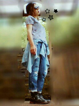 「blondy（ブロンディー）のアイテム」を使った、＊心愛＊ココさん（レディース・160cm）の春コーディネート