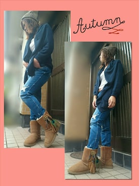「Koolaburra（クーラブラ）のアイテム」を使った、＊心愛＊ココさん（レディース・160cm）の秋コーディネート
