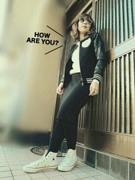 「アイテム（ラッピングキット、レッド系）」を使った、＊心愛＊ココさん（レディース・160cm）の秋コーディネート