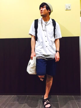 「GGD（ジージーディー）のアイテム」を使った、GRAND GLOBALつくば店さん（メンズ・180cm）の春コーディネート