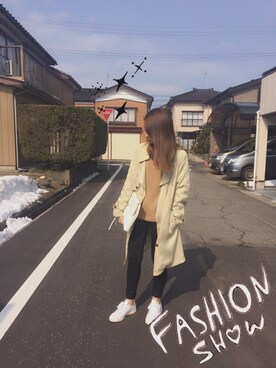 CHIさん。さん（レディース・157cm）の冬コーディネート