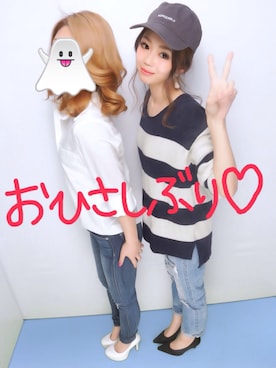 「one way（ワンウェイ）のアイテム（シューズ）」を使った、CHIさん。さん（レディース・157cm）の春コーディネート
