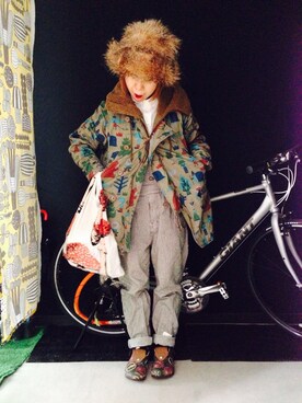 yukaさん（レディース・152cm）の冬コーディネート