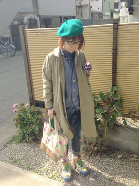 yukaさん（レディース・152cm）の春コーディネート