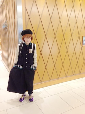 「FRAPBOIS」｜「アイテム（スタジャン）」を使った、yukaさん（レディース・152cm）の秋コーディネート