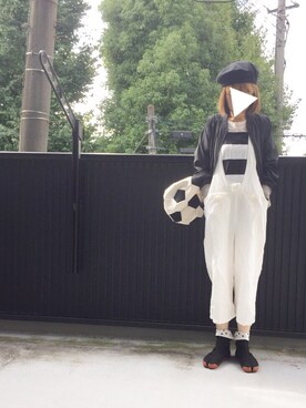 「足袋」｜「アイテム（ナイロンジャケット）」を使った、yukaさん（レディース・152cm）の秋コーディネート