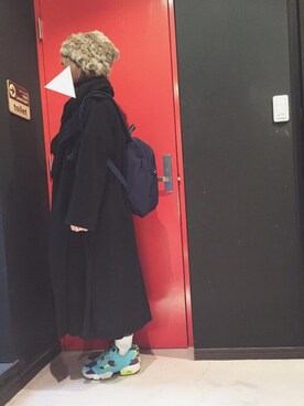 「Y's（ワイズ）のアイテム（その他アウター）」を使った、yukaさん（レディース・152cm）の冬コーディネート