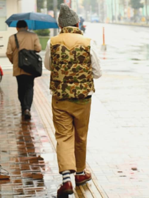 Valmius Rocky Mountain Featherbedのダウンベストを使ったコーディネート Wear