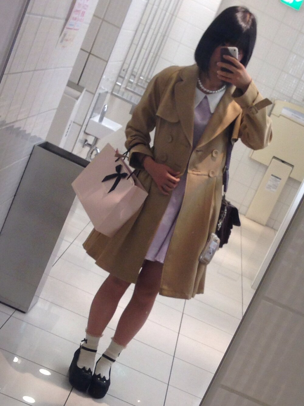 「菅野結以生誕祭」｜「LIZ LISAのアイテム（ワンピース、パープル系）」を使った、*✡あーちゃん☪*さん（レディース・163cm）の秋コーディネートの1枚目の写真