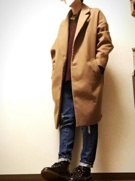 kaho .さん（レディース・157cm）の冬コーディネート