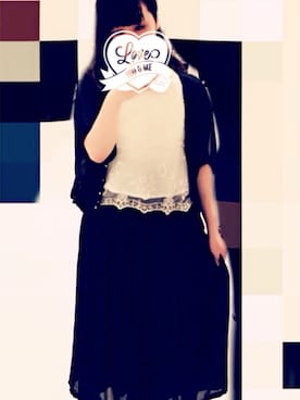 「レースタンク」｜「アイテム（その他）」を使った、Kaoru?さん（レディース・154cm）の夏コーディネート