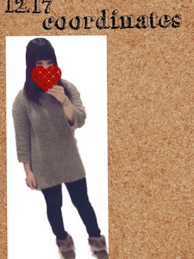 「アイテム（ブーティ）」を使った、Kaoru?さん（レディース・154cm・20代）の冬コーディネート