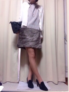 「DECEIVE..（ディセイブ）のアイテム」を使った、reicoさん（レディース・164cm）の春コーディネート