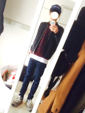 「PORTER（ポーター）のアイテム（バックパック/リュック）」を使った、ryo_kandaさん（メンズ・175cm）の冬コーディネート