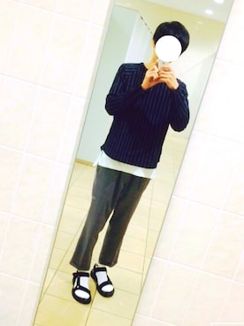 「Champion（チャンピオン）のアイテム（レッグウェア）」を使った、ryo_kandaさん（メンズ・175cm）の春コーディネート