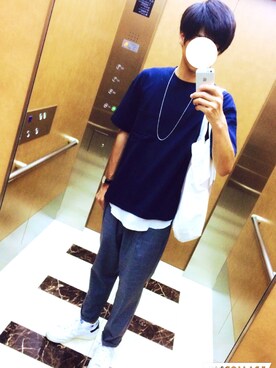 「Champion（チャンピオン）のアイテム（レッグウェア）」を使った、ryo_kandaさん（メンズ・175cm）の夏コーディネート