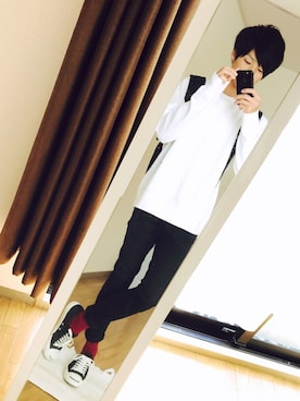 「UNIQLO（ユニクロ）のアイテム（スウェット）」を使った、ryo_kandaさん（メンズ・175cm）の秋コーディネート