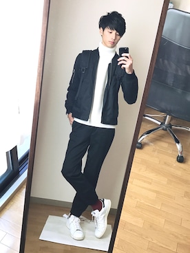 「PORTER（ポーター）のアイテム」を使った、ryo_kandaさん（メンズ・175cm）の冬コーディネート