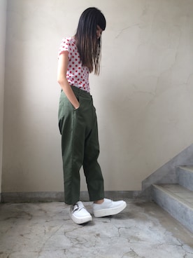 「MONKI」｜KINAさん（レディース・162cm）の夏コーディネート