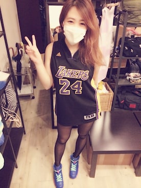 「アイテム（ジャージ）」を使った、摔摔兒🎀さん（レディース・164cm・20代）の秋コーディネート