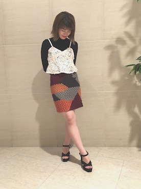 yuka tsuchiyaさん(レディース・153cm)の夏コーディネート