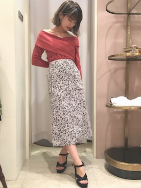 「LILY BROWN（リリーブラウン）のアイテム（サンダル）」を使った、yuka tsuchiyaさん（レディース・153cm）の秋コーディネート