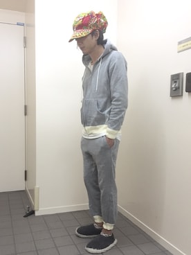 「アイテム（キャスケット）」を使った、塩谷優太しおやゆうたさん（メンズ・175cm）の冬コーディネート