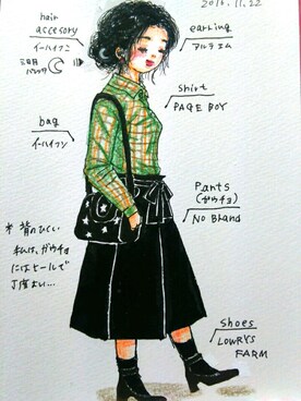 しぃ。さんのコーディネート