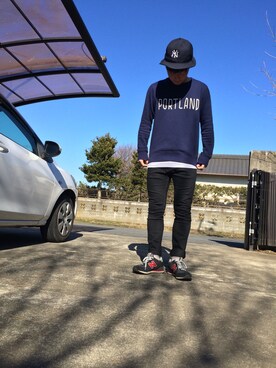 reeeeoさん（メンズ・170cm）の冬コーディネート