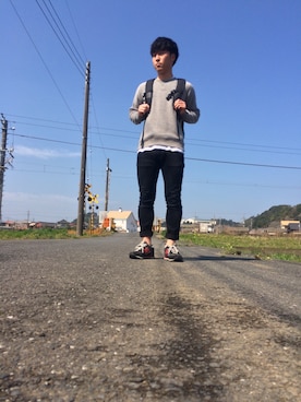 reeeeoさん（メンズ・170cm）の春コーディネート