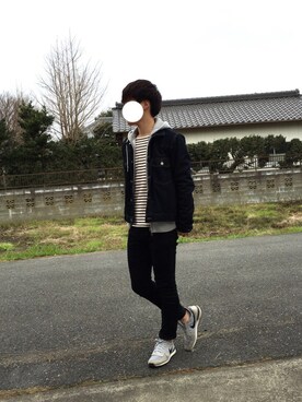 reeeeoさん（メンズ・170cm）の冬コーディネート