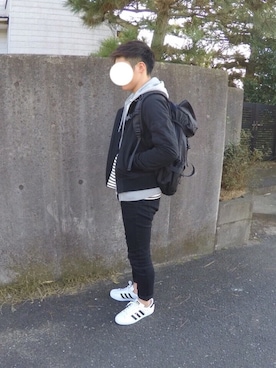 reeeeoさん（メンズ・170cm）の冬コーディネート