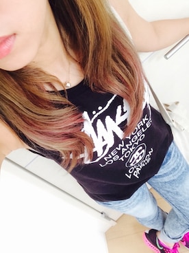 「イメチェン」｜「アイテム（その他）」を使った、cp★さん（レディース・156cm）の夏コーディネート