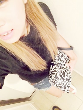 「Keith Haring（キース・ヘリング）のアイテム（バッグ）」を使った、cp★さん（レディース・156cm）の秋コーディネート