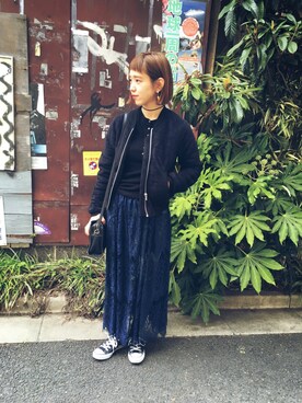 「CONVERSE（コンバース）のconverse（コンバース） ALL STAR OX（オールスターOX）（スニーカー）」を使った、rinappeさん（レディース・158cm）の春コーディネート