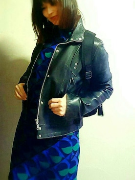 「Marc by Marc Jacobs（マークバイマークジェイコブス）のアイテム（スカート）」を使った、city-roseさん（レディース・160cm）の冬コーディネート