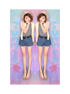 ひまりんさん（レディース・161cm）の夏コーディネート